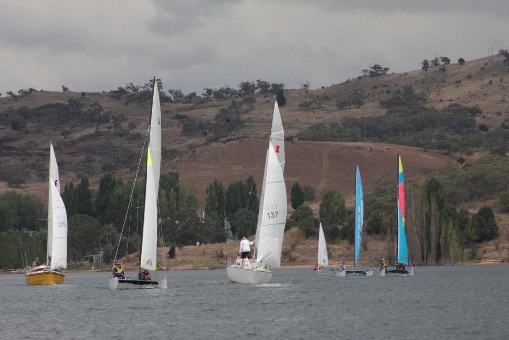 Mixed Fleet Racing on Lke Jindabyne - Snowy Mountains Regatta  © Tim Symons